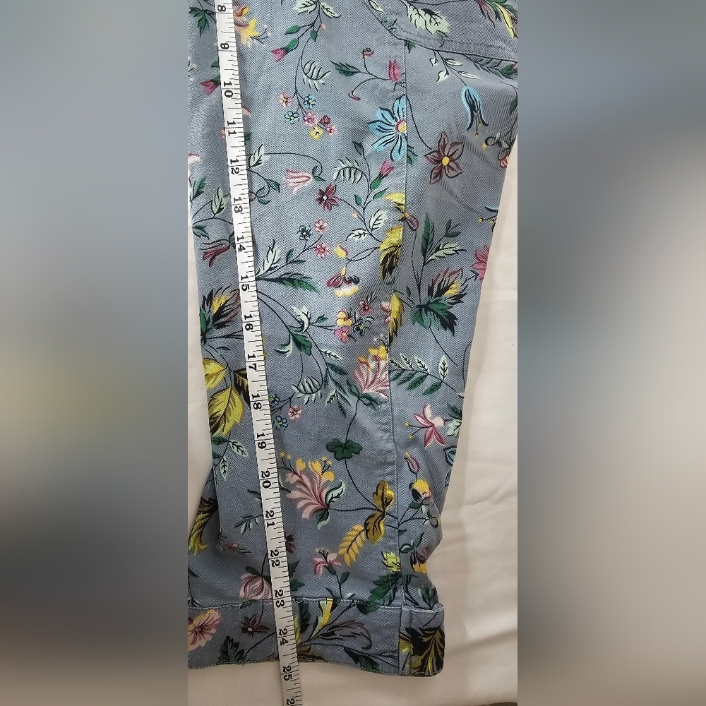 Anthropologie Victoria Floral Cargo Pants Women’s Bohemian Garden Size 4 - Picture 15 of 15